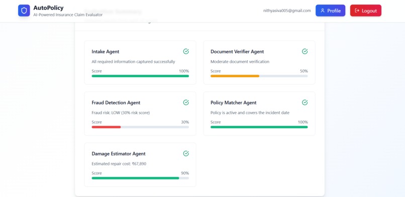 AutoPolicy ,  AI-Powered Insurance Claim Evaluator – screenshot 3