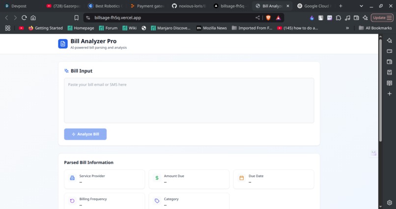 BillSage – screenshot 1