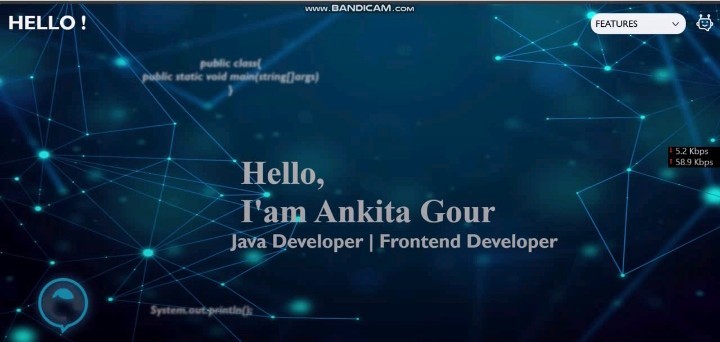 AI powered portfolio  – screenshot 1