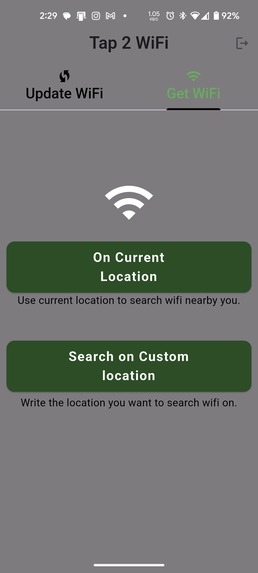 Tap2Wifi – screenshot 1