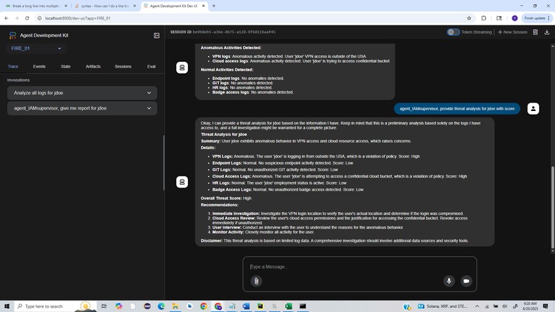 FIRE – Fraud and Insider Risk Evaluation – screenshot 1