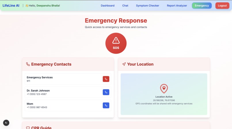 LifeLine AI – screenshot 3