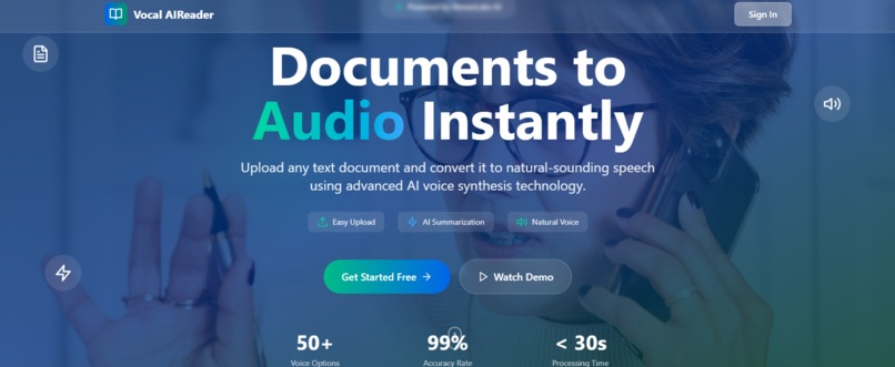 vocal ai document reader – screenshot 3