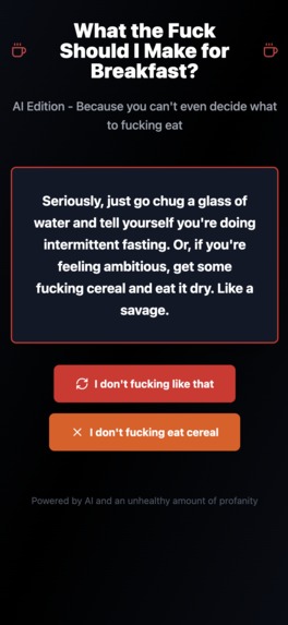 WTF do I make for breakfast – screenshot 3
