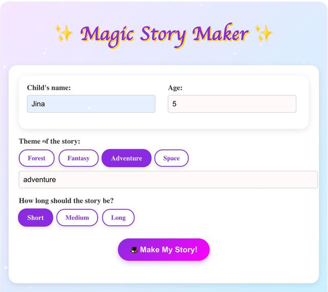 AI Story teller – screenshot 4