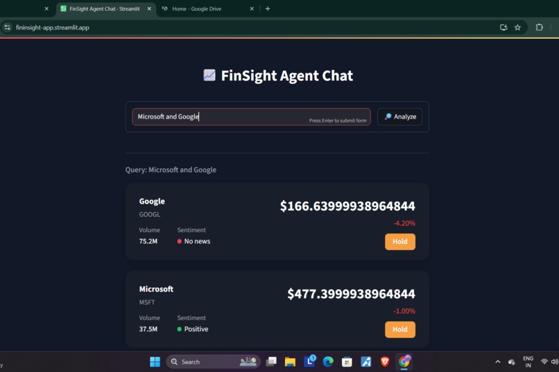 FinSight – screenshot 1