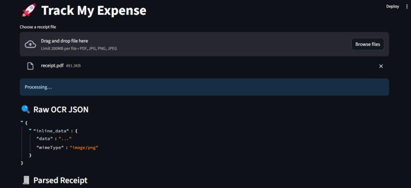 TrackMyExpense – screenshot 4