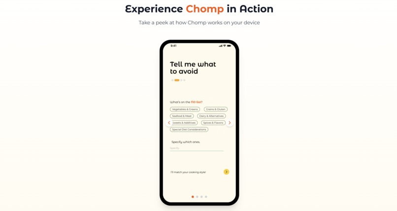 Chomp AI-healthcare & wellness – screenshot 6