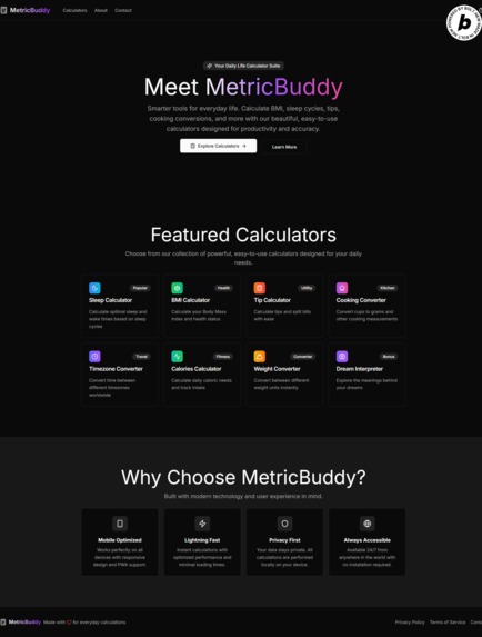 Metricbuddy – screenshot 1