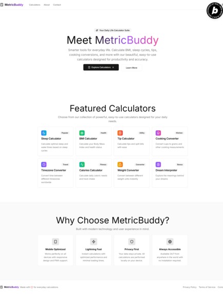 Metricbuddy – screenshot 2