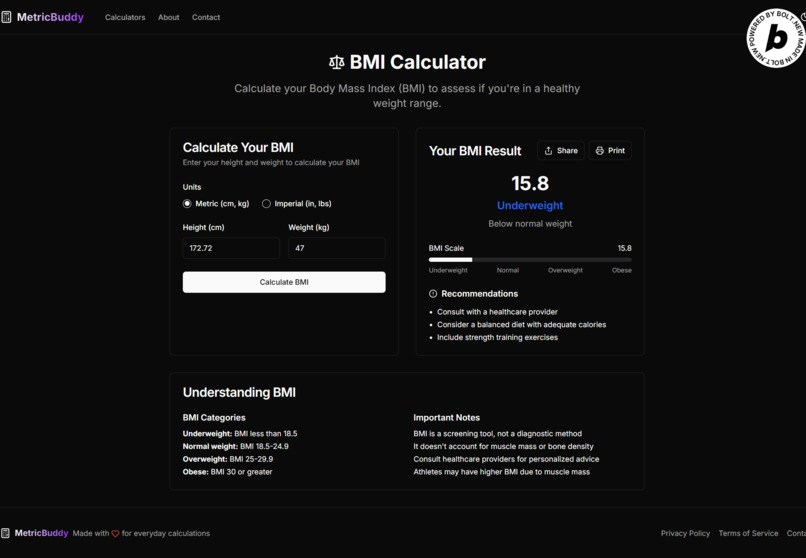 Metricbuddy – screenshot 6
