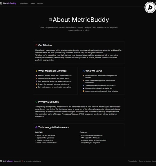 Metricbuddy – screenshot 11