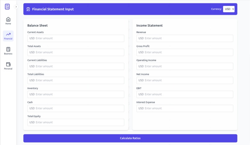 finanalytics – screenshot 1