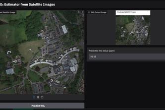 Air Quality (NO2) estimation using CNNs