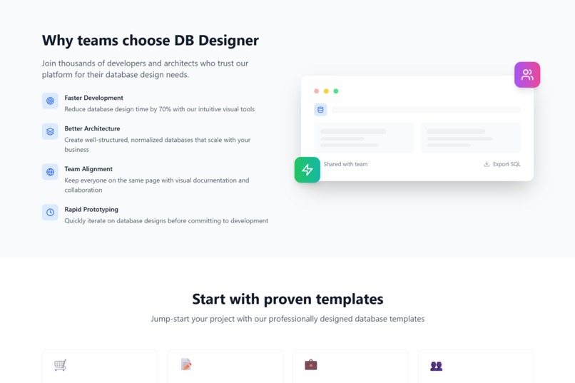 Design DB – screenshot 2