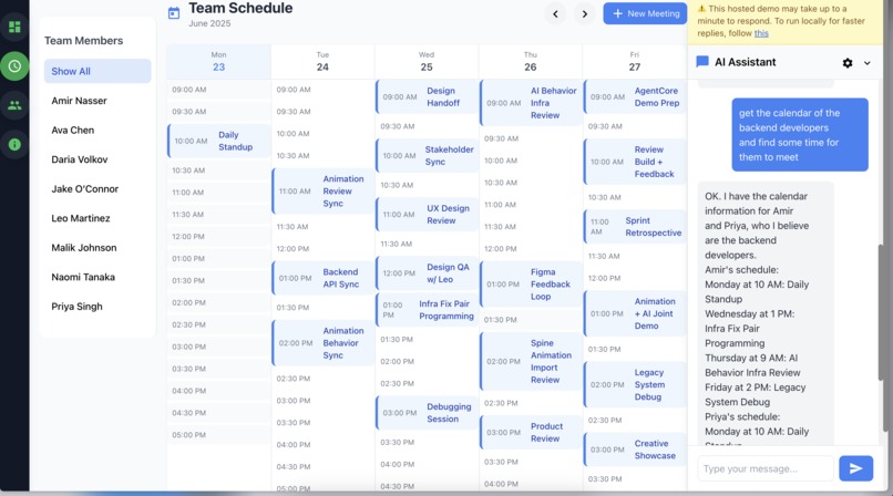 AgentPM – AI Scheduling for Product Teams – screenshot 4