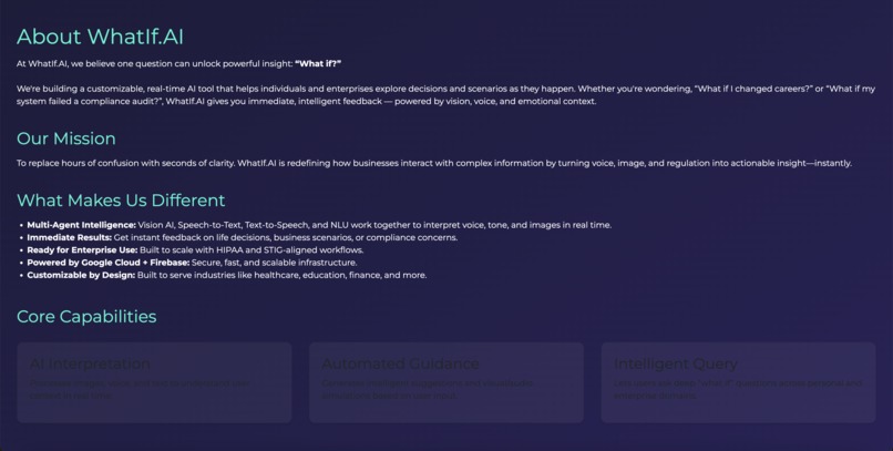 WhatIf.AI-Life Simulation & Compliance Engine – screenshot 9