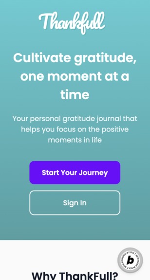 Thankfull – screenshot 2