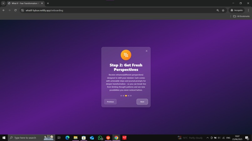 What If – screenshot 2