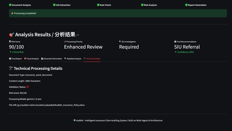 AuditAI : Insurance Claims Assistance – screenshot 1