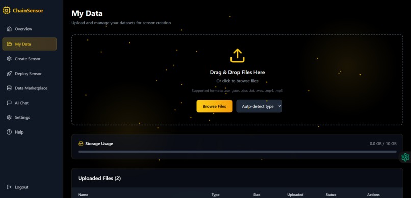 Chainsensor – screenshot 1