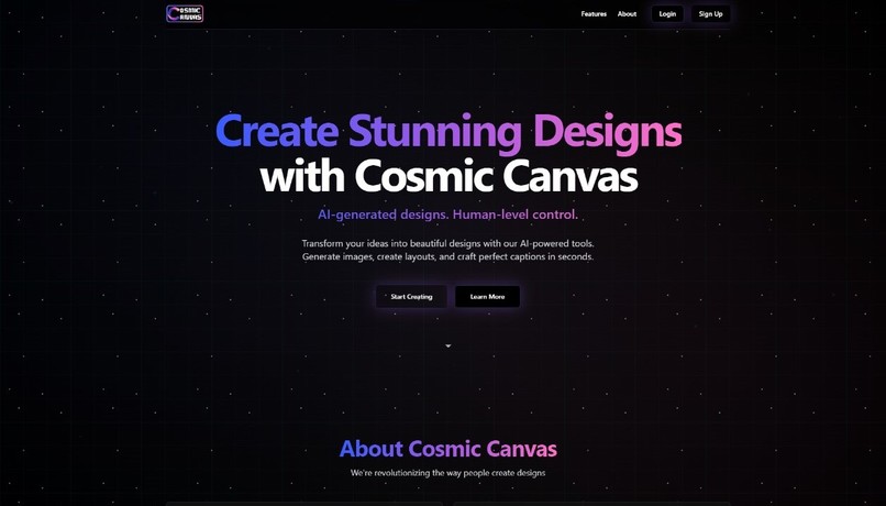 Cosmic Canvas – screenshot 1