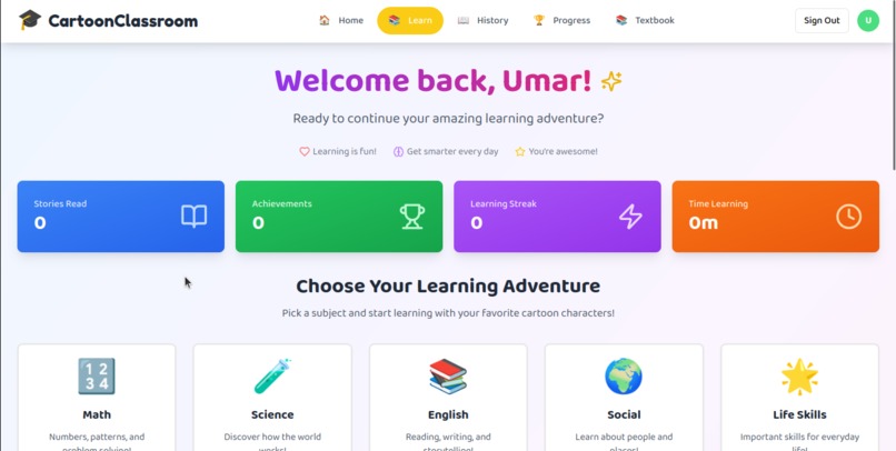 CartoonClassroom – screenshot 2