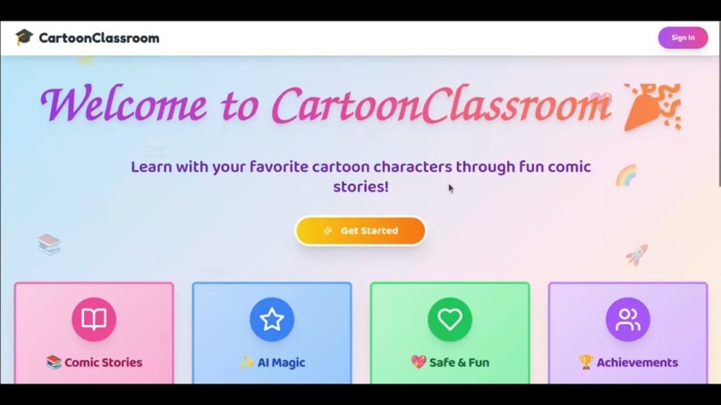 CartoonClassroom – screenshot 1