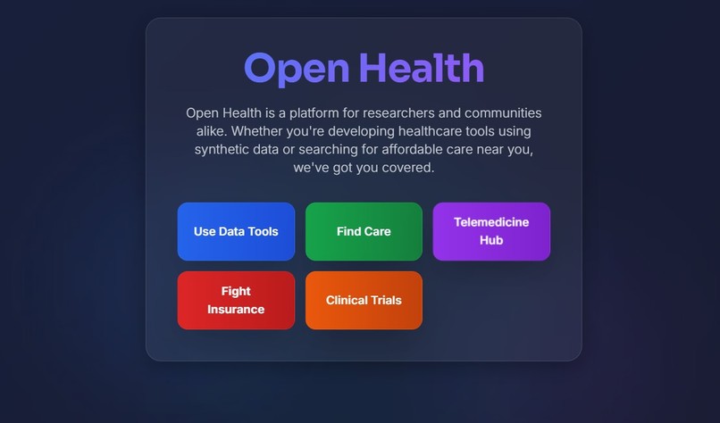 Open Health – screenshot 2