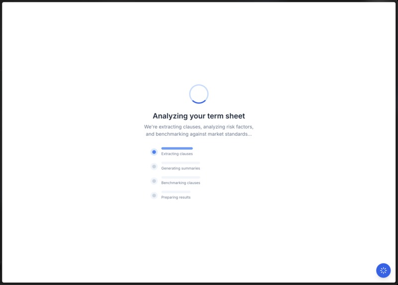 Seed Round Term Sheet Analyzer – screenshot 2