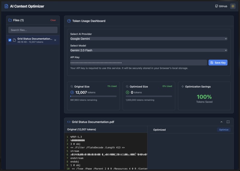 AI Context File Optimizer – screenshot 2