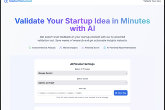 AI-Powered "Startup Idea Validator"