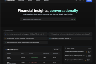 FinanceGPT - Conversational Financial Analysis Platform