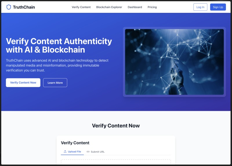 TruthChain – screenshot 2