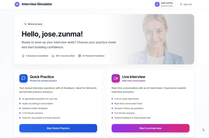 Interview Simulator AI – screenshot 3