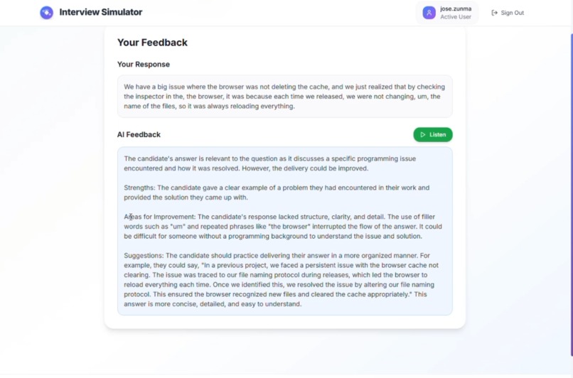 Interview Simulator AI – screenshot 6