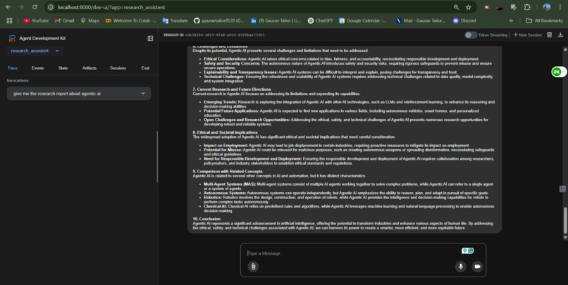 ADK-Research-Assistent – screenshot 1