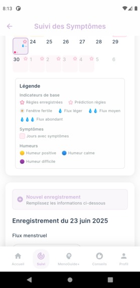 MenoGuide+ – screenshot 5