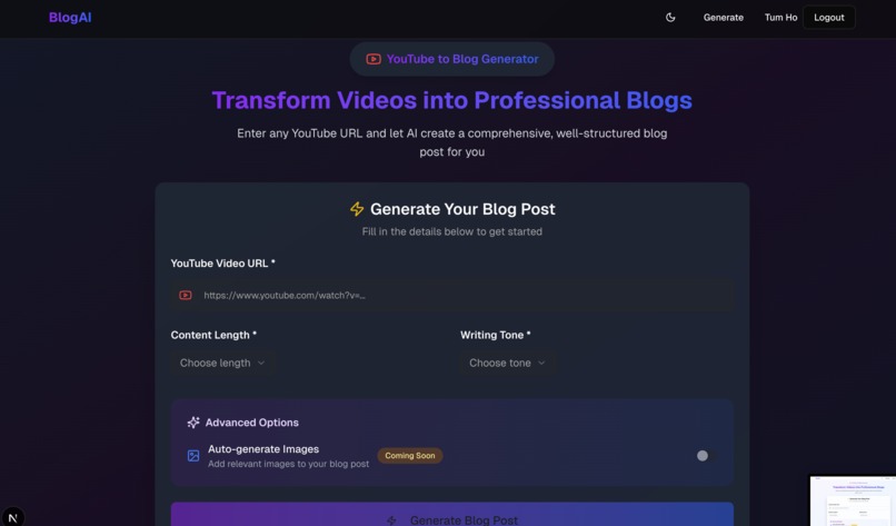 BlogAI – screenshot 4