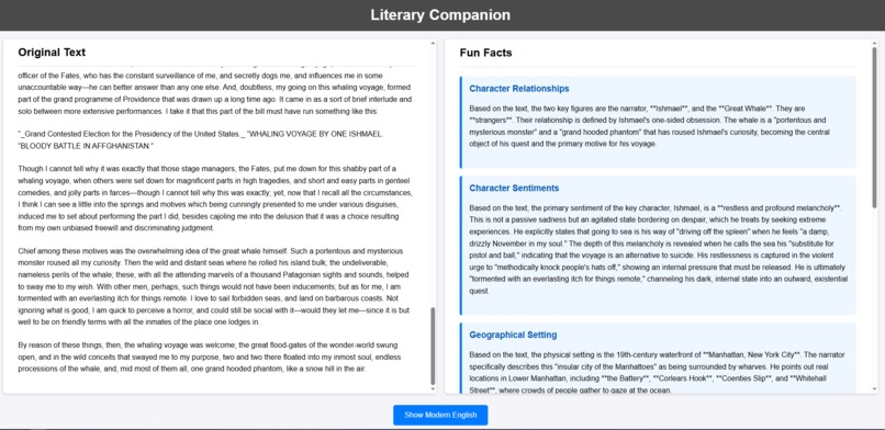 CIE Literary Companion – screenshot 2