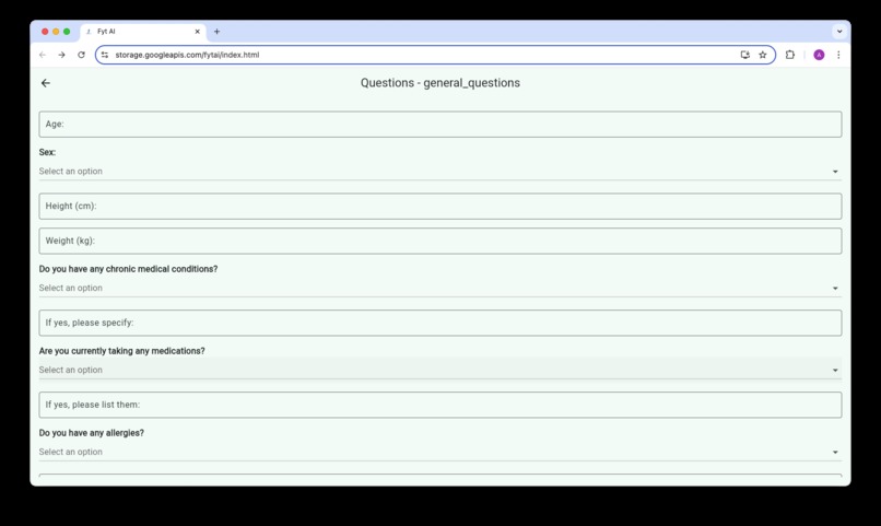 FytAI – screenshot 3