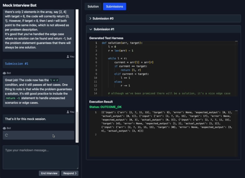 Mock Interview Bot – screenshot 3