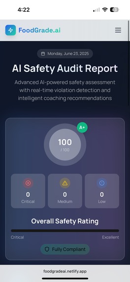 FoodGradeAI – screenshot 4