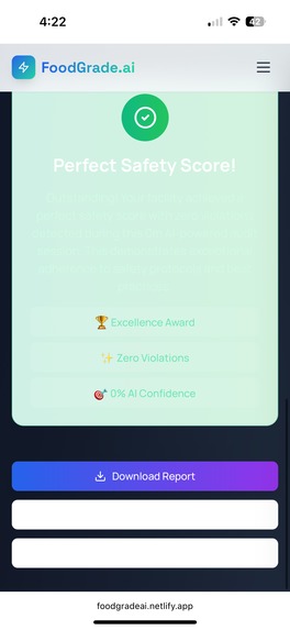 FoodGradeAI – screenshot 8