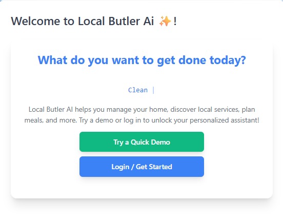 Local Butler Ai – screenshot 1