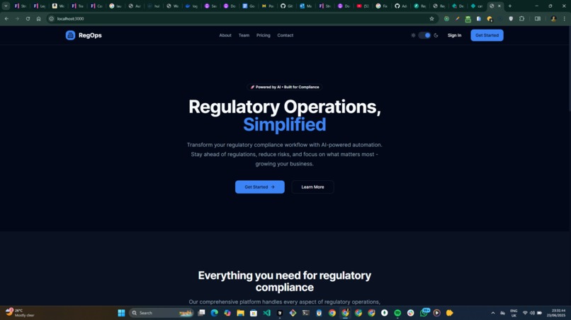 RegOps AI Suite – screenshot 2