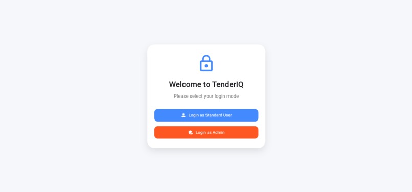 TenderIQ – screenshot 2