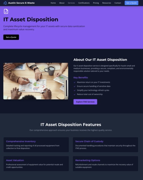 Austin Secure E-Waste – screenshot 4