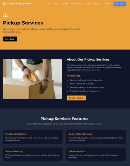 Austin Secure E-Waste – screenshot 5