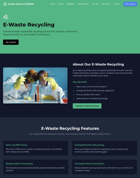 Austin Secure E-Waste – screenshot 8